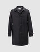 Trench noir avec parementure amovible Homme-8