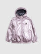 Girl's pink windbreaker jacket-1