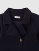 Cardigan officier navy molleton bébé fille -2