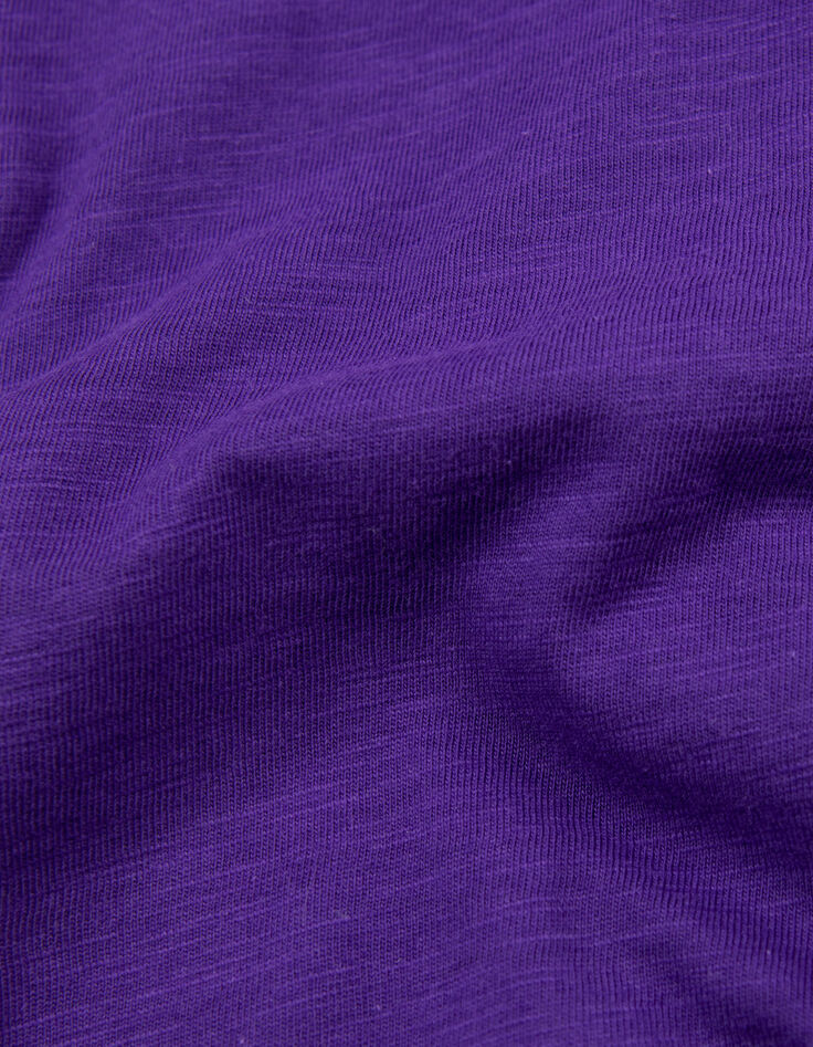 T-shirt violet visuels as devant et dos garçon-8