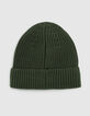 Boys’ bronze rib knit beanie-3