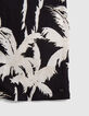 Chemise noire LENZING™ ECOVERO™ imprimé palmiers garçon-5