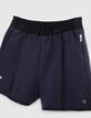 Girls' navy boxer shorts-4