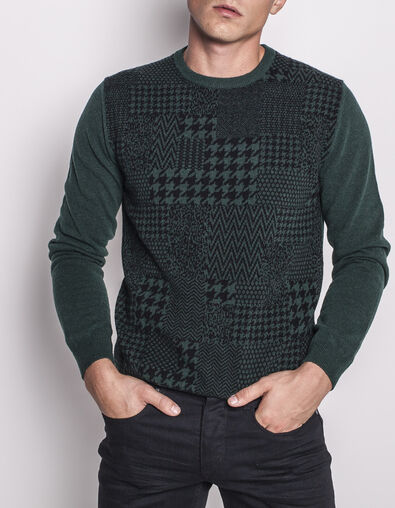 Pull vert homme - IKKS