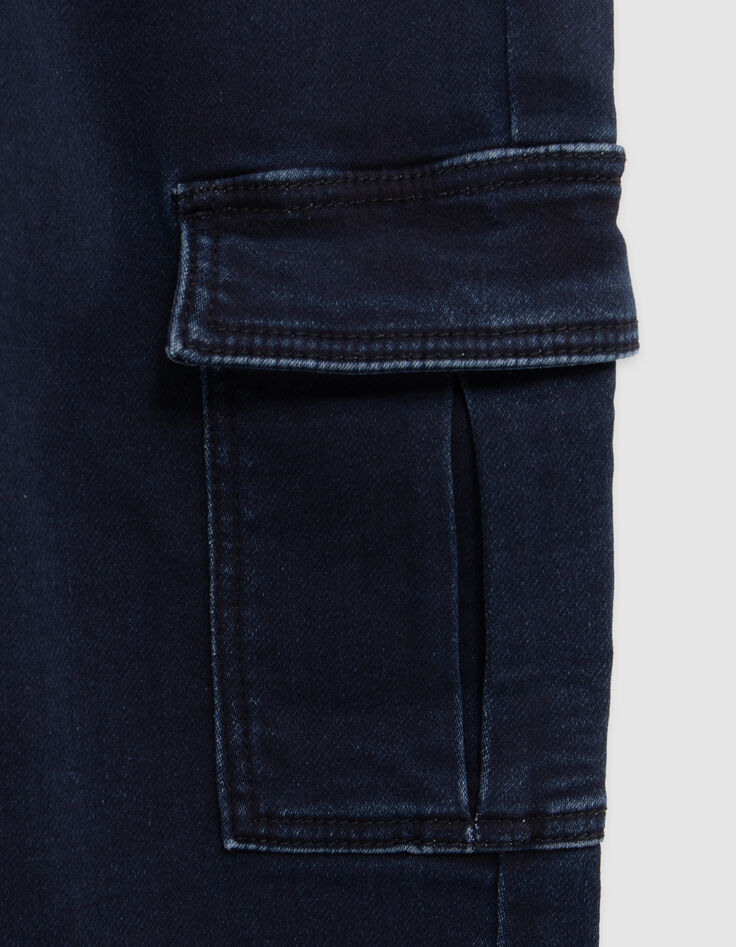 JOGGER blaue Jeans für Jungen in lockerer Passform-7