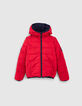 Boys’ navy, camel and red reversible padded jacket-3