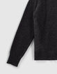 Pure Edition-Pull gris tricot cachemire et lurex Femme-4