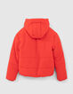 Boys’ red padded jacket with tone-on-tone marking-4