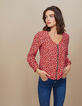 Blouse vlekken-hartjesprint I.Code-2