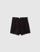 Girls’ black City-style sailor shorts-4