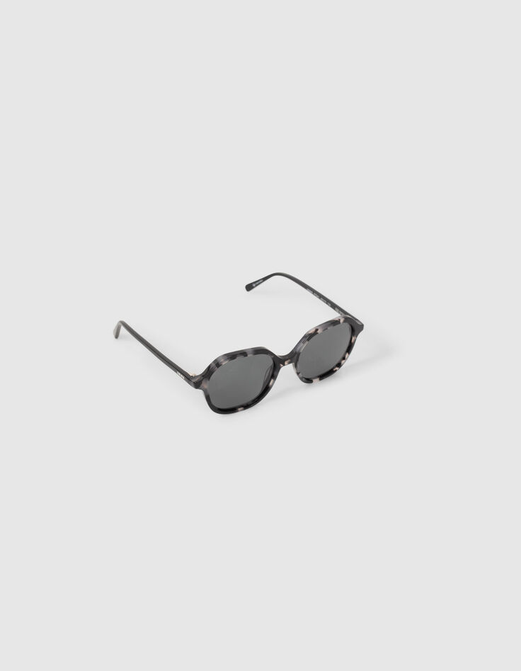 Girls’ black tortoiseshell sunglasses-4