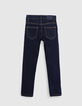 Unwashed SLIM jeans met badge en borduursel jongens-4