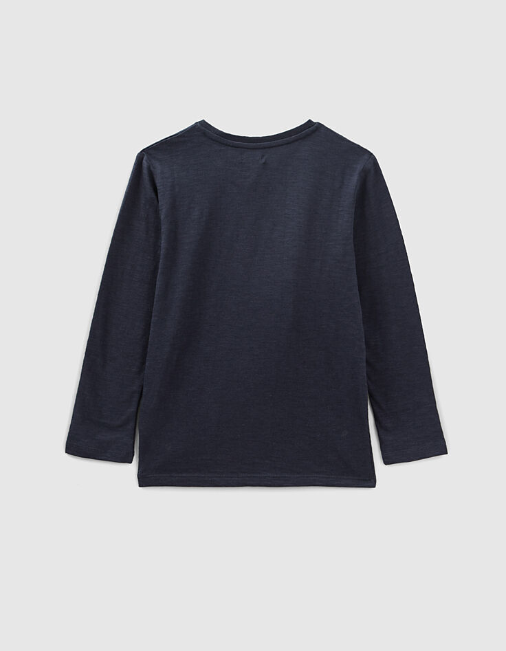 Tee-shirt navy Essentiel coton bio garçon-2