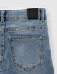 Boys’ blue slim jeans with placed distressing-7