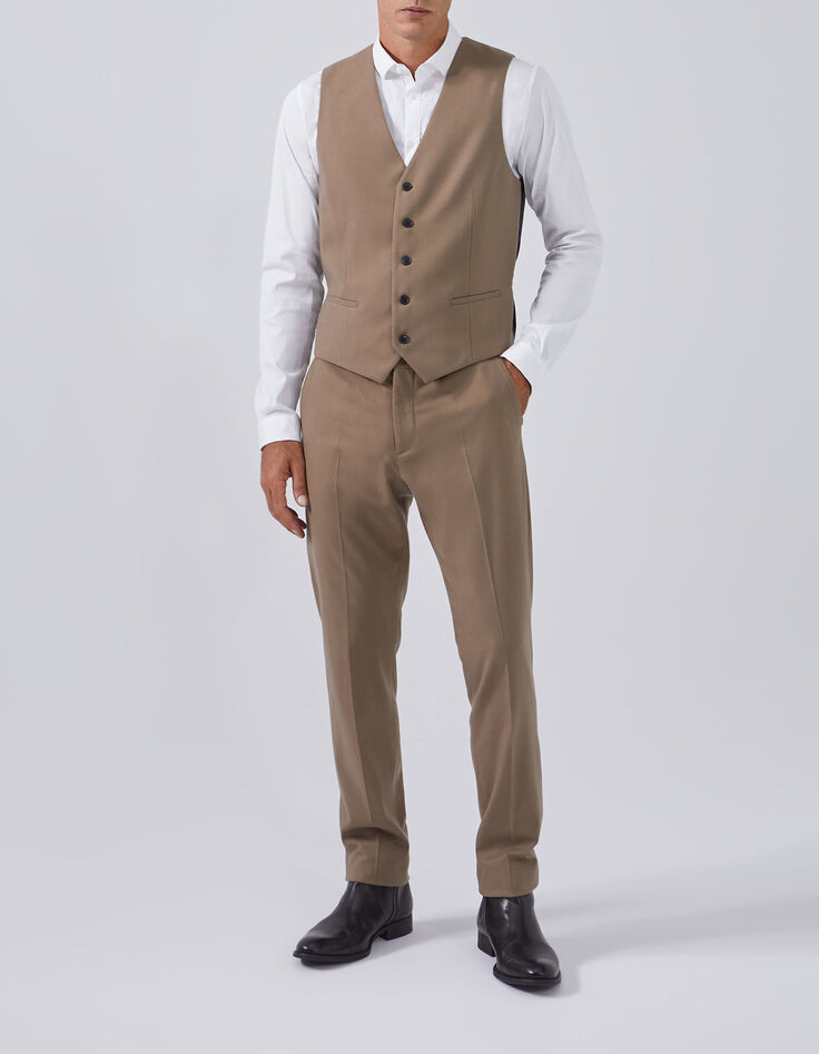 Pure Edition - Pantalon de costume cappuccino Manteco® Homme-6