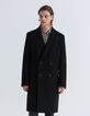 Men’s black Pure Edition double-breasted coat-3