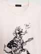 Ecru organic cotton t-shirt boy rat-rocker design-3