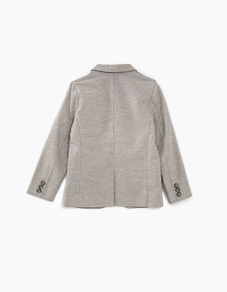 Boys’ grey marl suit jacket-3