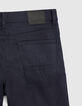 Men's SLIM-fit navy jeans-5