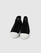 Men’s black suede high-top trainers-2