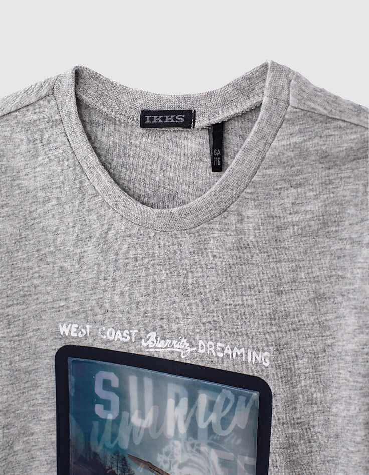 Camiseta visual lenticular surf algodón bio niño -4