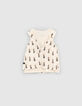 Baby girls’ mastic pineapple 2-in-1 blouse over vest top-4