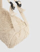Baby girls’ off-white decorative knit bag-6