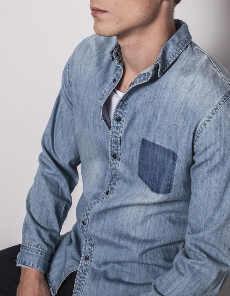 Chemise en jean homme-4