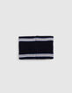 Baby Junge navy gestrickt pelzigen Snood-3