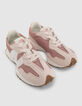 Girls’ pink New Balance 327 trainers-5