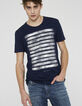 Blaues Herren-T-Shirt-1