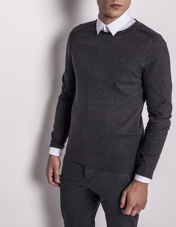 Pull homme en coton-1