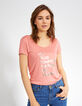 T-Shirt Les filles comptent pas pour des prunes I.Code-4