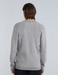 Jersey gris punto relieve gofrado Hombre-2