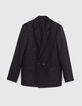 Men’s charcoal Pure Edition double-breasted suit jacket-7