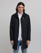 Trench noir avec parementure amovible Homme-2