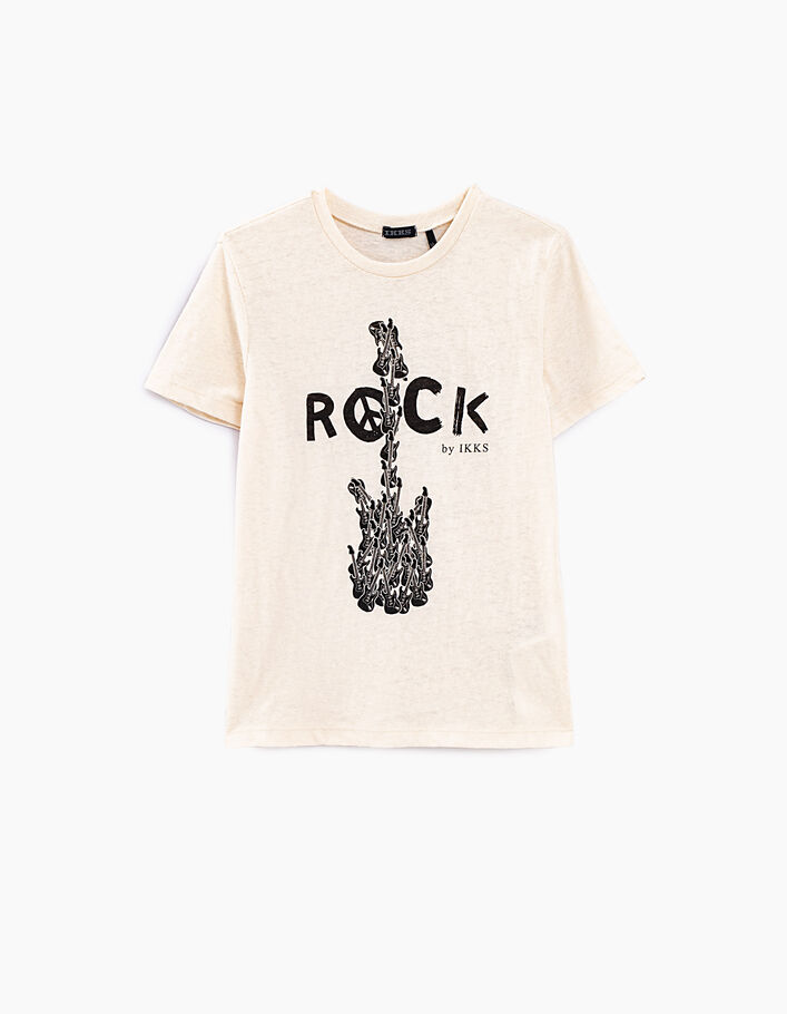 T-shirt ROCK' N ROLL écru