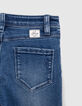 Girl's blue FLARE jeans-9