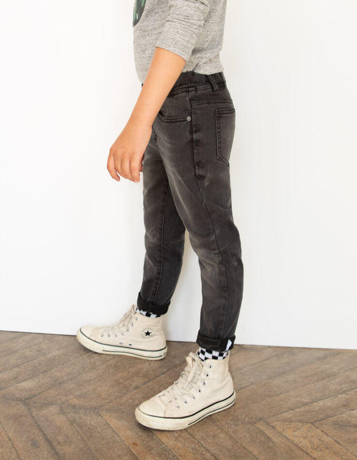 Boys’ used black jogger jeans-2