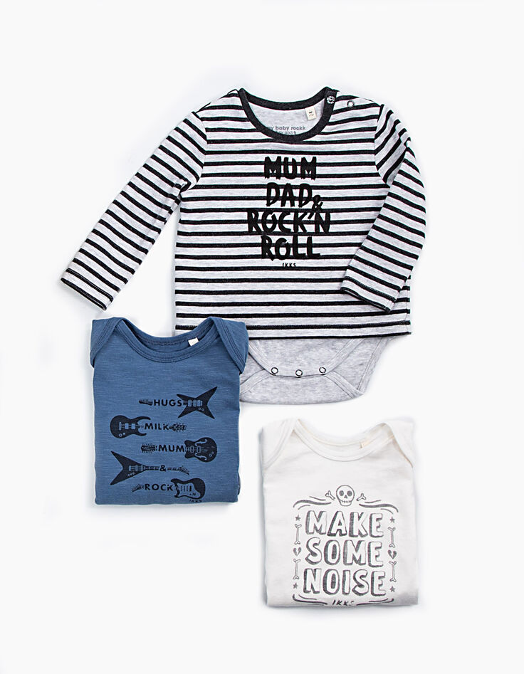 IKKS organic blue bodysuit+BARNABE AIME LE CAFE guitar box-2