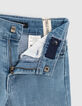 Jean slim faded blue deep dye garçon-6