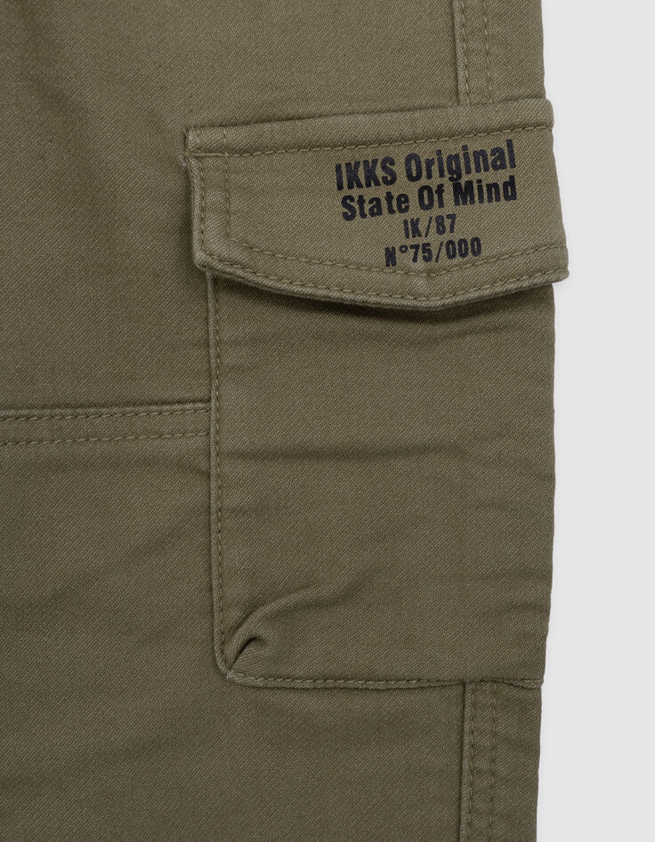 Upcycled JOGGER khaki jeans battle spirit boy-4