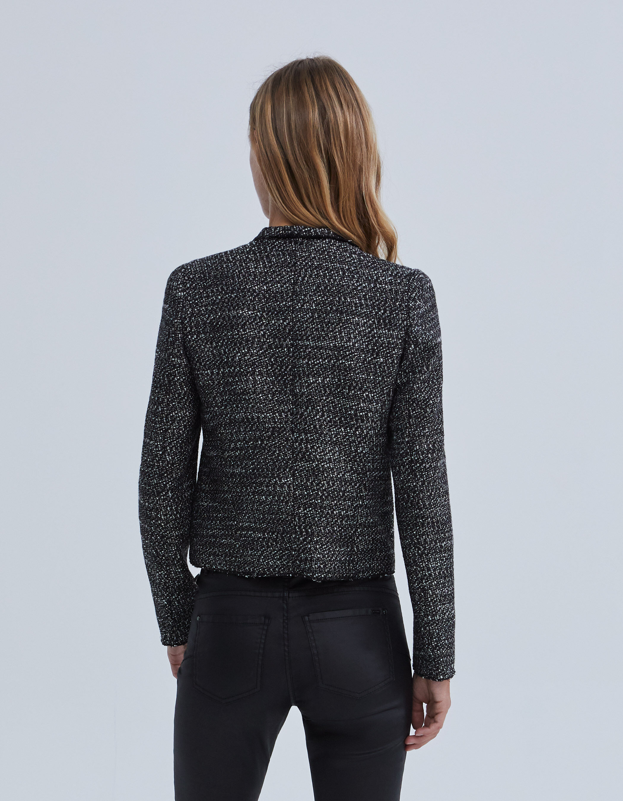 Blouson outlet tweed femme