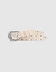 Girls’ vanilla studded belt-5