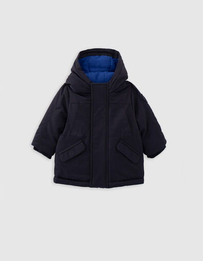 Parka marine fourrée bébé garçon - IKKS