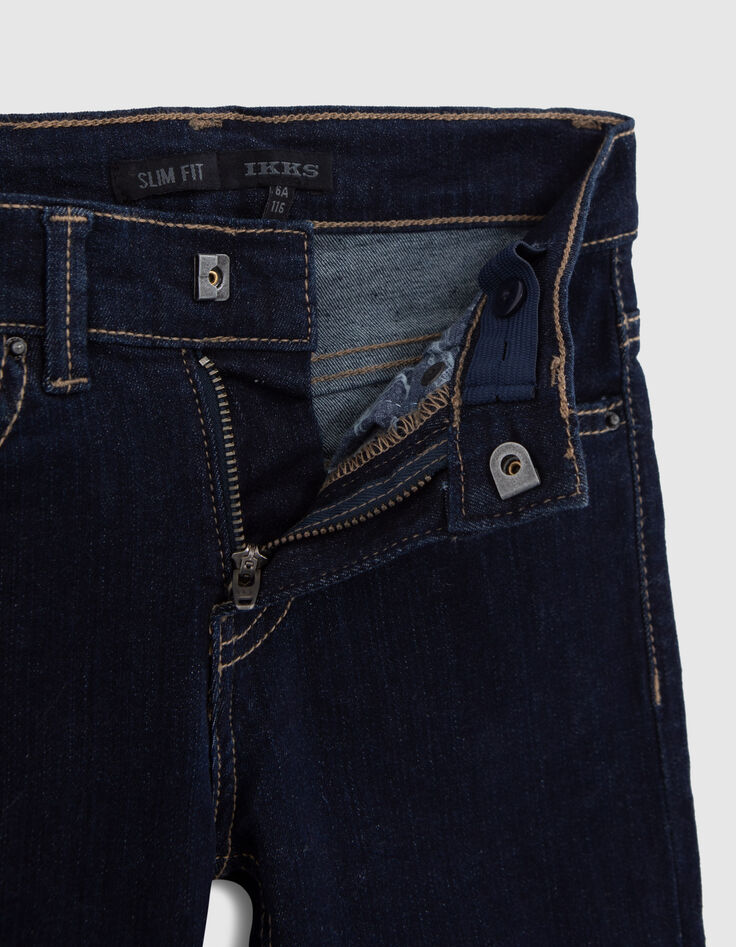 Raw SLIM-Jungenjeans mit Patch und Stickmotiv-6