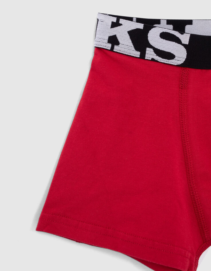 Boys’ medium red and blue boxers-6