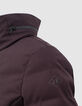 Dark plum WATERPROOF jack met verborgen kap Heren-6