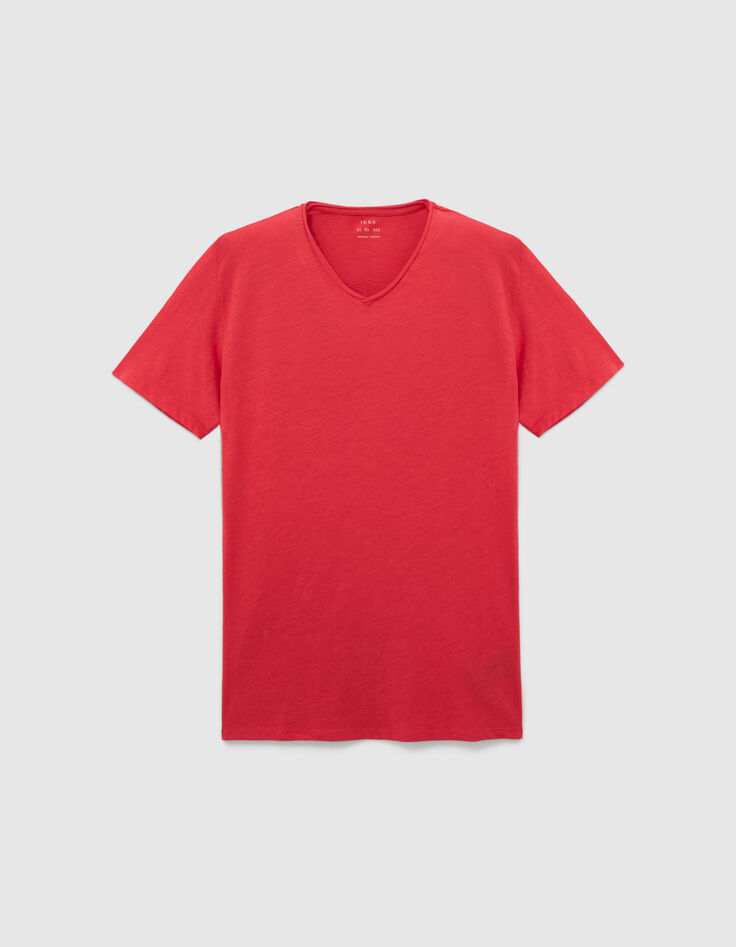 T-shirt L'Essentiel cayenne coton bio encolure V Homme-6