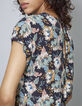 Top in EcoVero™ viscose retro bloemenprint dames-3